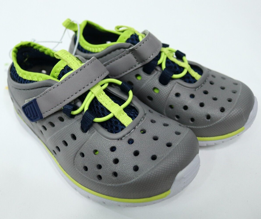 Kids Member’s Mark Gray Lightweight Rubber Play Sneakers Size 8M NEW