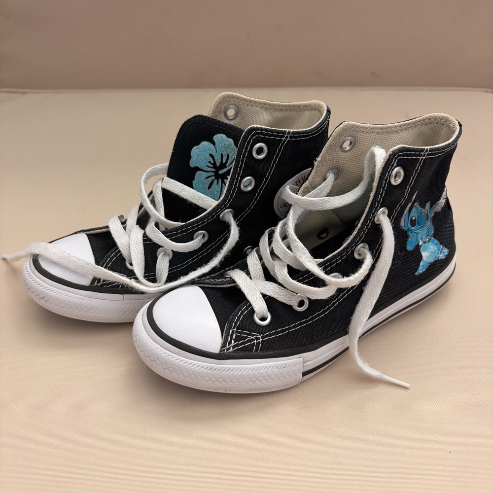 Converse Chuck Taylor All Star Disney Stitch High Top Sneakers Youth Size 13