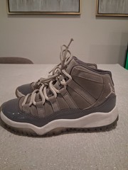 Nike Air Jordan 11 Retro PS Cool Grey 2021 Kids Size 11C Sneaker 378039-005