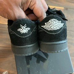Jordan Air Jordan 1 Low OG SP (PS) Black Unisex Kids 2Y DO5442-001