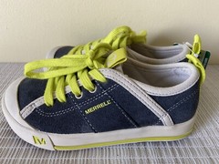 Merrell Youth Boys Size Medium 10 Shoes Sky Jumper Blue Lace Up Sneaker Kids