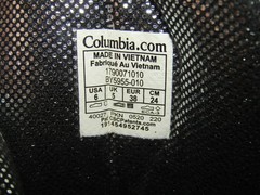 COLUMBIA BOOTS BUGABOOT PLUS IV OMNI HEAT Youth SIZE 6 BLACK BLUE