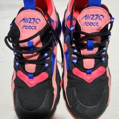 Size 6 – Nike Air Max 270 React Low Black Crimson Blue