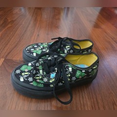 Vans The Simpsons x Authentic ‚Glow Bart‘ kids‘ sneakers Size 11.5