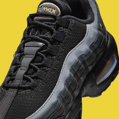Nike Air Max 95 GS Batman Black Buff Gold Grey Nby IH0631-002 Kid’s Women’s