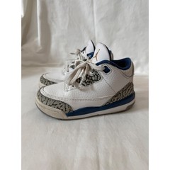 Jordan 3 Retro Wizards White Blue Grey Elephant Print DM0968-148 Kids 9C