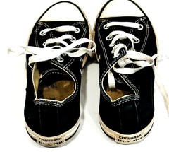 Converse All Star Sneakers Low Top Black White #3J235 Unisex Kids Youth Size 3