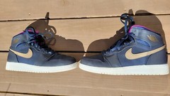 Nike Air Jordan 1 Retro 2015 MAYA MOORE Shoe Navy Blue – Very Lightly Used 9.5Y