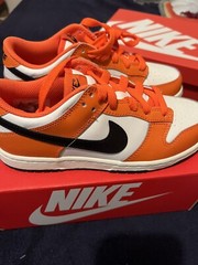 Little Kid’s Nike Dunk Low Phantom/Black-Safety Orange Size 3Y (DH9756 003)