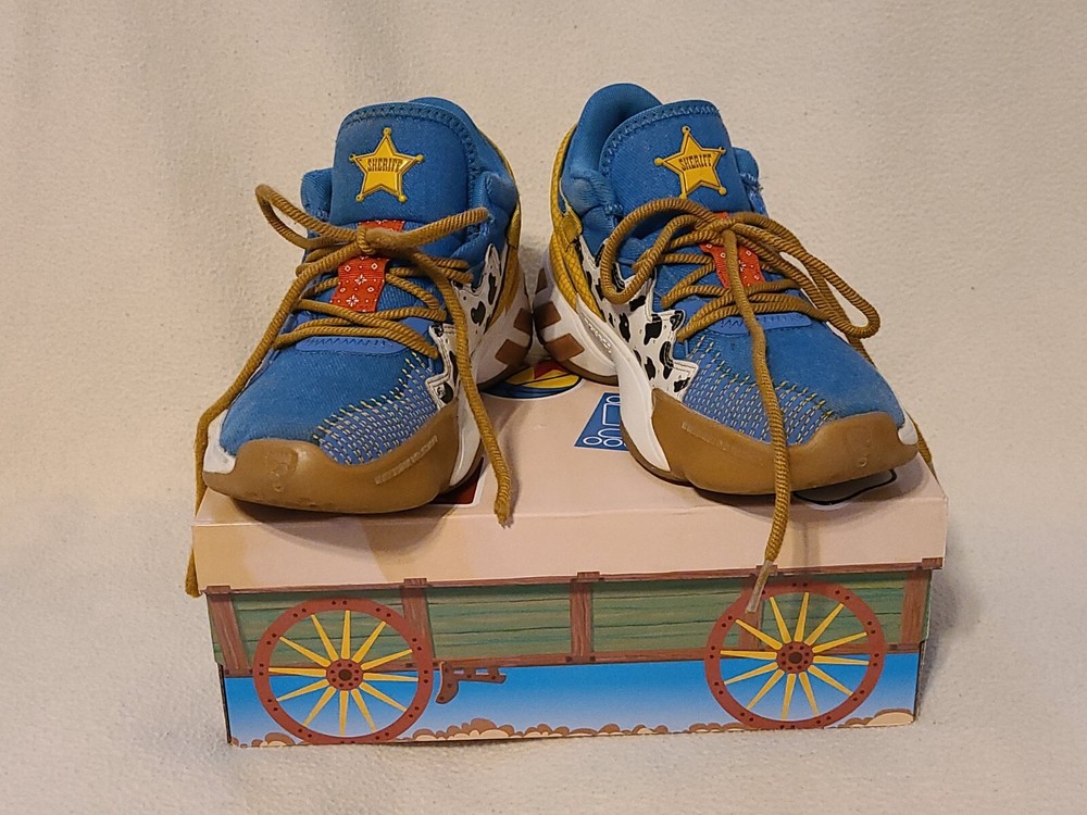 Adidas Donovan Mitchell Kids DON Issue 2J Woody ToyStory Basketball Shoes-Sz 4