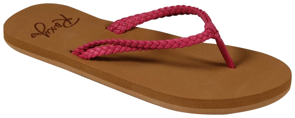 Roxy Girl’s Costas Sandal – Raspberry – New