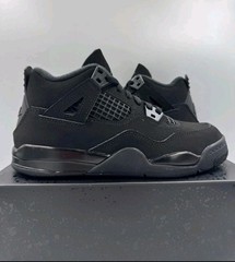 Nike Air Jordan 4 Retro OG Black Cat 2025 PS IB4388-010 Size 1Y B-GRADE