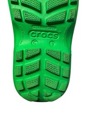 Crocs Boots Kids Size C9 Green Handle It Rain Waterproof Pull Handles Outdoor