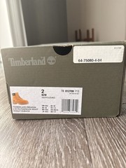 Timberland Classic 6″ Inch WATERPROOF – Wheat Nubuck Leather Youth Size 2