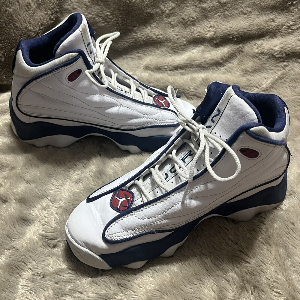 Nike Air Jordan Pro Strong White Leather Shoes DC7911-100 Unisex Sz 4Y, Womens 7