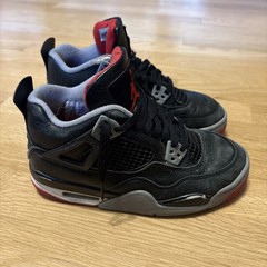 Nike Air Jordan 4 Retro PS Bred Reimagined BQ7669-006 Youth Sz 4 Y Shoes Kids