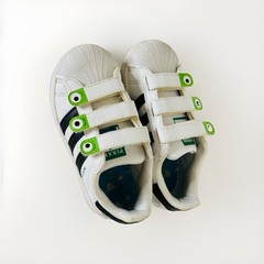 adidas Originals x Disney Superstar II Size 11K Toy Story Alien Kids Casual