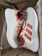 Adidas Cloudfoam Pure – Cloud White/Scarlet/Grey – Women’s Size 9