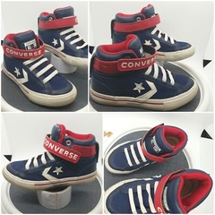 Converse Chuck Taylor All Star Pro Blaze Hi-Top Slip-on Blue Red Size 12Y JUNIOR