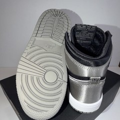 Jordan 1 Retro High OG (PS) High Top Lace-Up Black/Gray/White 13C FD5304-010