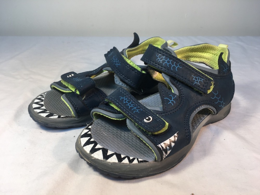 ✅ Carter’s „Funny“ Sandals Youth Child Blue Light Up – US 12
