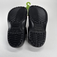 Crocs Size 10 Unisex Kids Clog – Black