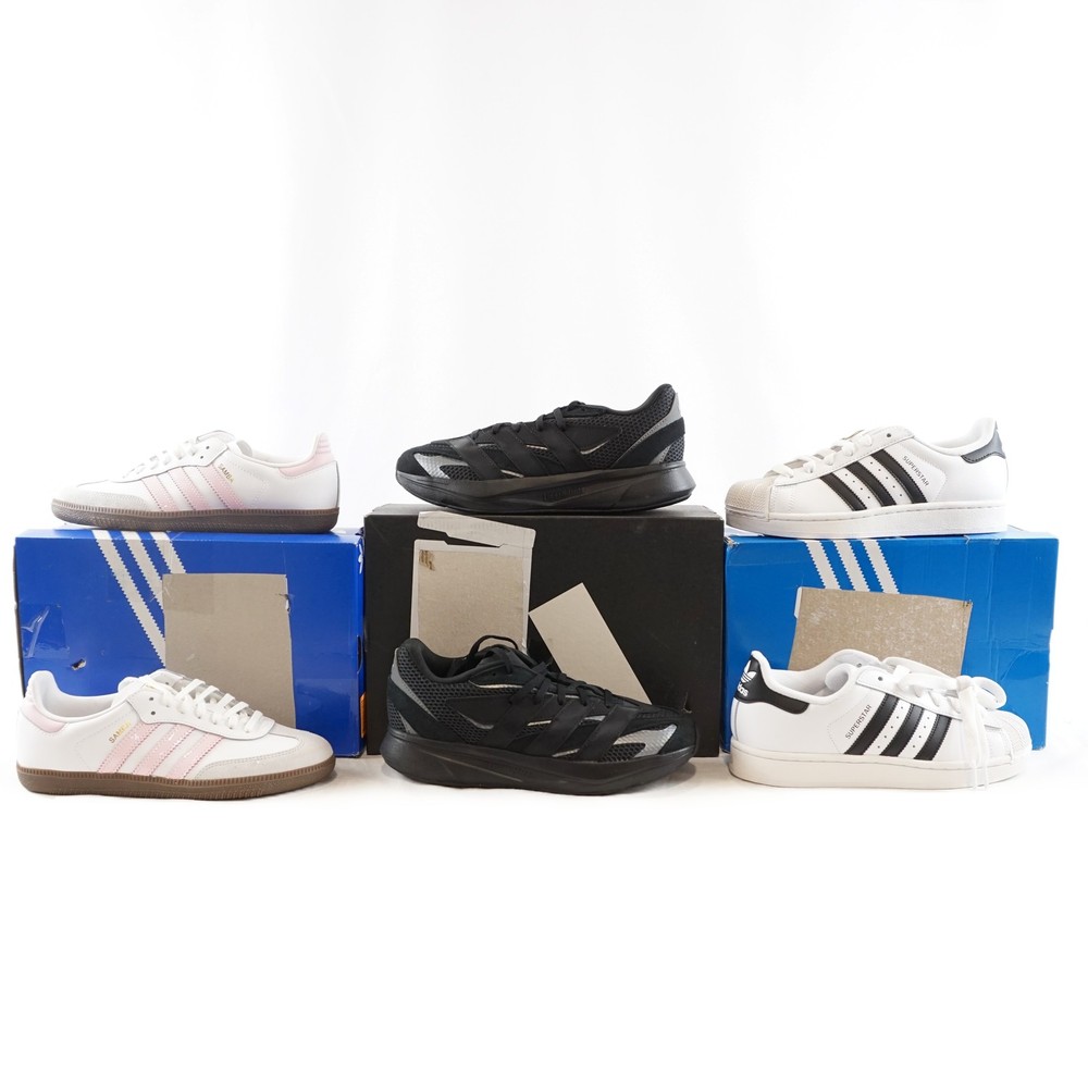 Adidas Samba OG, Superstar II & Lightblaze Sneakers- Juniors Size 5-5.5 Lot of 3