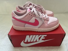 Nike Dunk Low Triple Pink Size 3Y