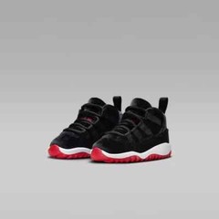 Jordan 11 Retro (TD) Size 5C Black/Gym Red-White HF7807 Fast Shipping