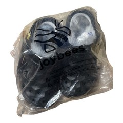 Joybees Kids Varsity Lined Clogs – Black/Charcoal C9