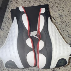 Jordan Air Jordan 13 Retro GS White/True Red/Black Leather Basketball 7Y* 2012