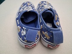 Vans Off The Wall Elastic Yeti Surf Sneakers Youth Size 2.5 Slip On Sneakers
