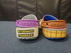 Crocs Kids Classic Clogs VARIANT Toy Story Woody & Buzz Lightyear J1 NWT