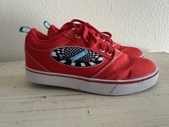 Heelys Pro 20 Prints Red Checkered Skate Shoes Size 7 Youth Sneakers