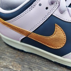 Nike Dunk Low SE Copper Swoosh DX1663-400 Blue Violet Metallic SZ 6.5Y Women’s 8