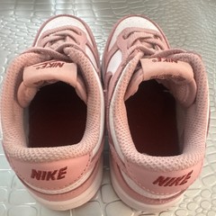 Nike Dunk Low Kids Low Top Leather Sneakers Pink/White US 8C HV0929-100