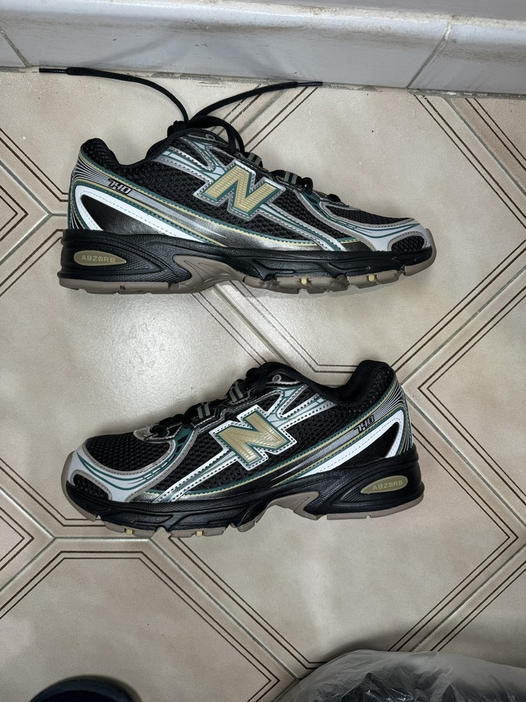 New Balance 740 Black Beige Green Gum GR740GO Youth 7