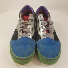 VANS Kids Marvel Sneakers Size 4 Captain America Super Hero Wings