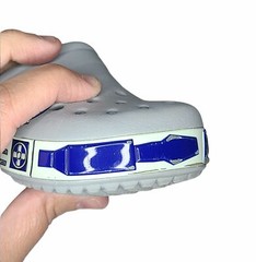 Crocs Star Wars R2D2 Grey and Blue C 4/5