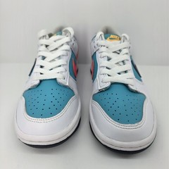 Nike Dunk Low BG Dusty Cactus Thunder Blue 4Y Youth Sneakers HF4794-345 EUC