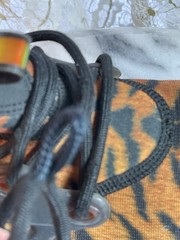 Nike React Presto Premium Tiger Print 3Y Shoes Magma Orange-White-Black CU8429