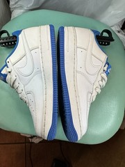 Nike Air Force 1 ’07 ‚White Medium Blue Size 4.5Y Women’s 6 LN bo box 🔥💯🔥
