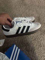 adidas Samba OG C Kids Sneakers White/Black Gum US 3 (EU 35) IE3677