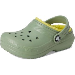 NEW with TAGS Crocs Kid’s Classic Lined Clogs J4 Moss FREE SHIPPING