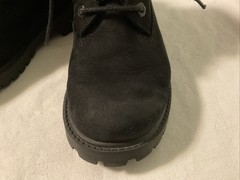 Timberland Boots Black Nubuck Insulated Girls Kids Size 13