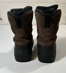 QUEST Thinsulate Youth Pac Brown Faux Suede Upper Waterproof Boots Yth Size 5