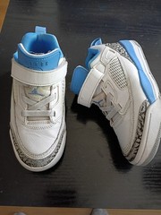 Nike Jordan Spizike Low PS UNC Kids 13C Youth Casual Shoes Sneakers FQ3951-141