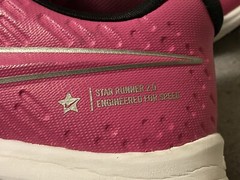 Nike Star Runner 2.0 Engineered For Speed Pink White Black U.S. Size 5.5Y