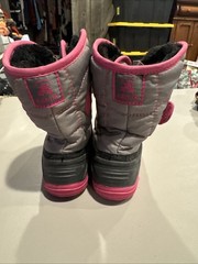 Kamik Snowbug Size 10 Lid’s Winter Boots Pink, Gray & Black EU 27: UK 9.5