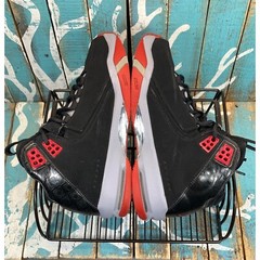 Nike Air Jordan High Rise 2007 315938-061 Youth Black/Red Size 7Y/W8.5